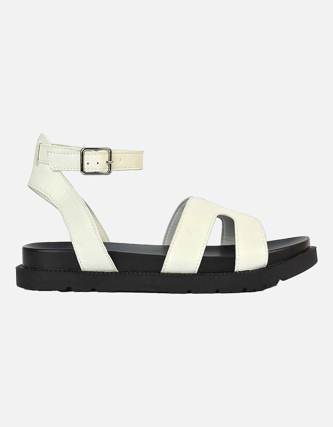 Womens/Ladies Angie Strappy Flatform Sandals