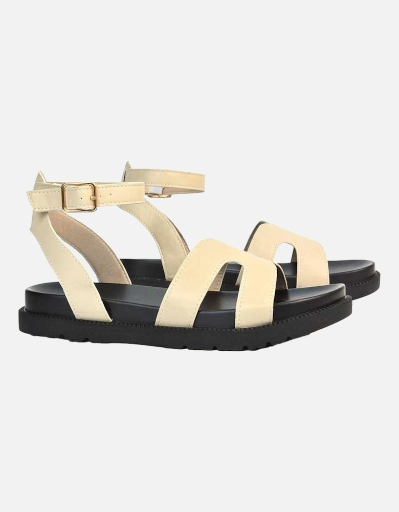 Womens/Ladies Angie Strappy Flatform Sandals