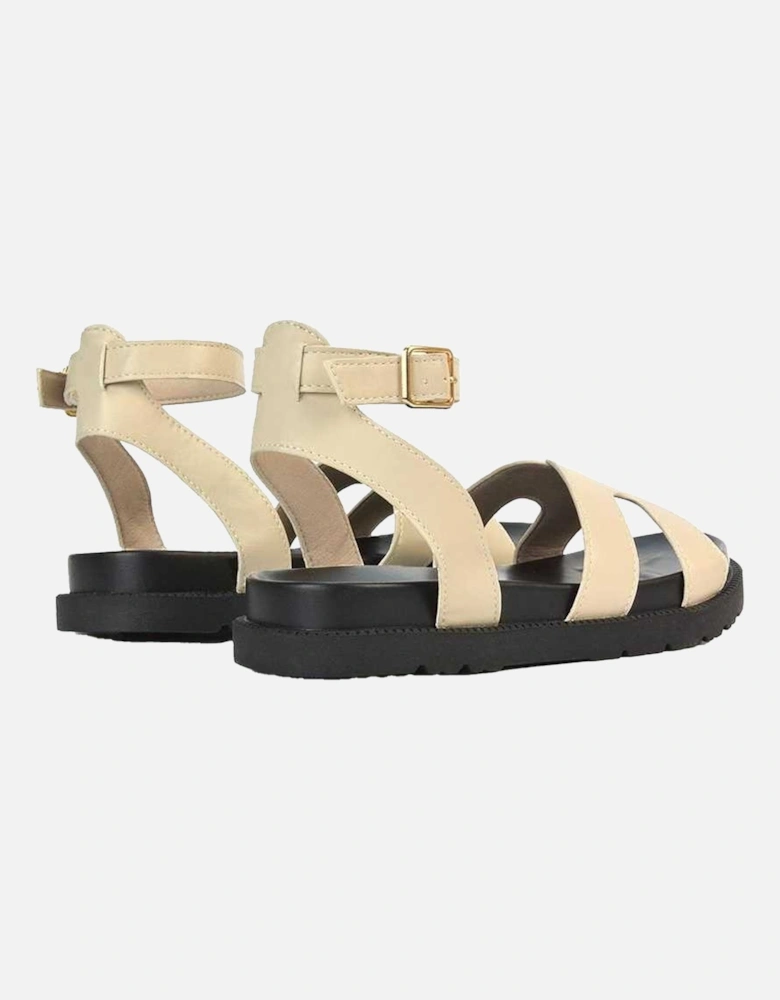 Womens/Ladies Angie Strappy Flatform Sandals