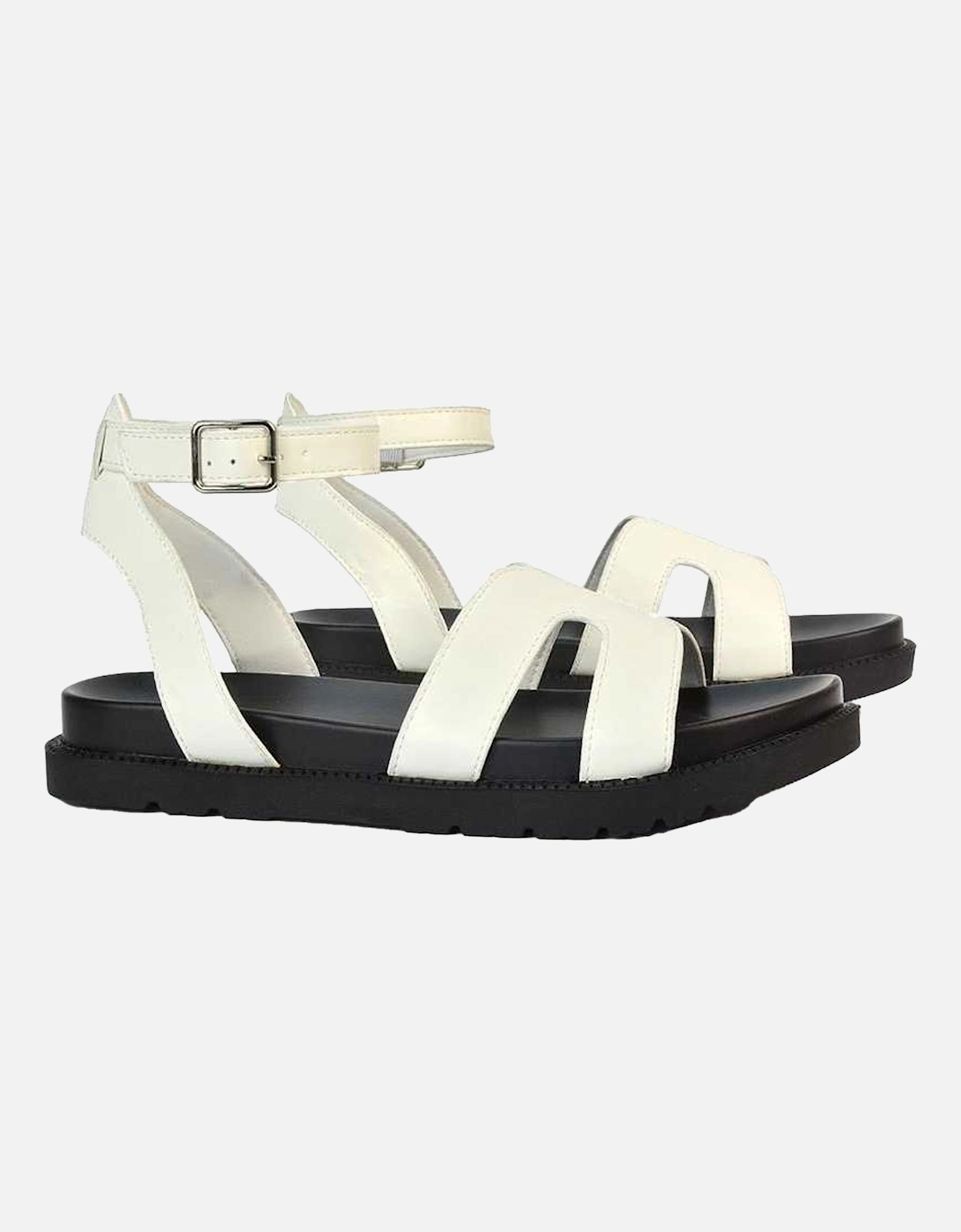 Womens/Ladies Angie Strappy Flatform Sandals