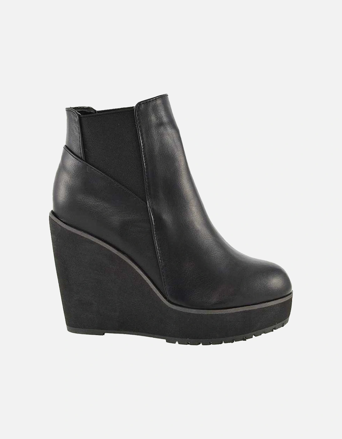 Womens/Ladies Roweena High Wedge Ankle Boots