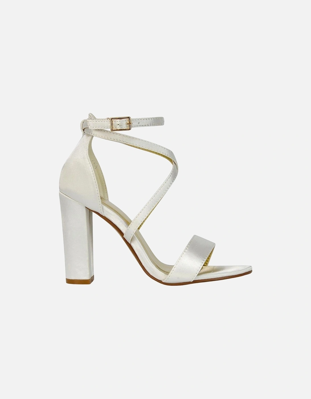 Womens/Ladies Briella Strappy High Block Heel Sandals