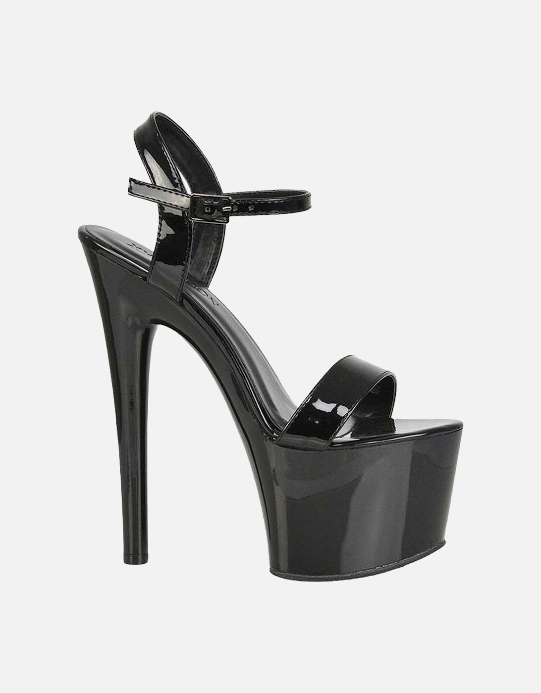 Womens/Ladies Matilda Patent Strappy Stiletto Heel High Heels