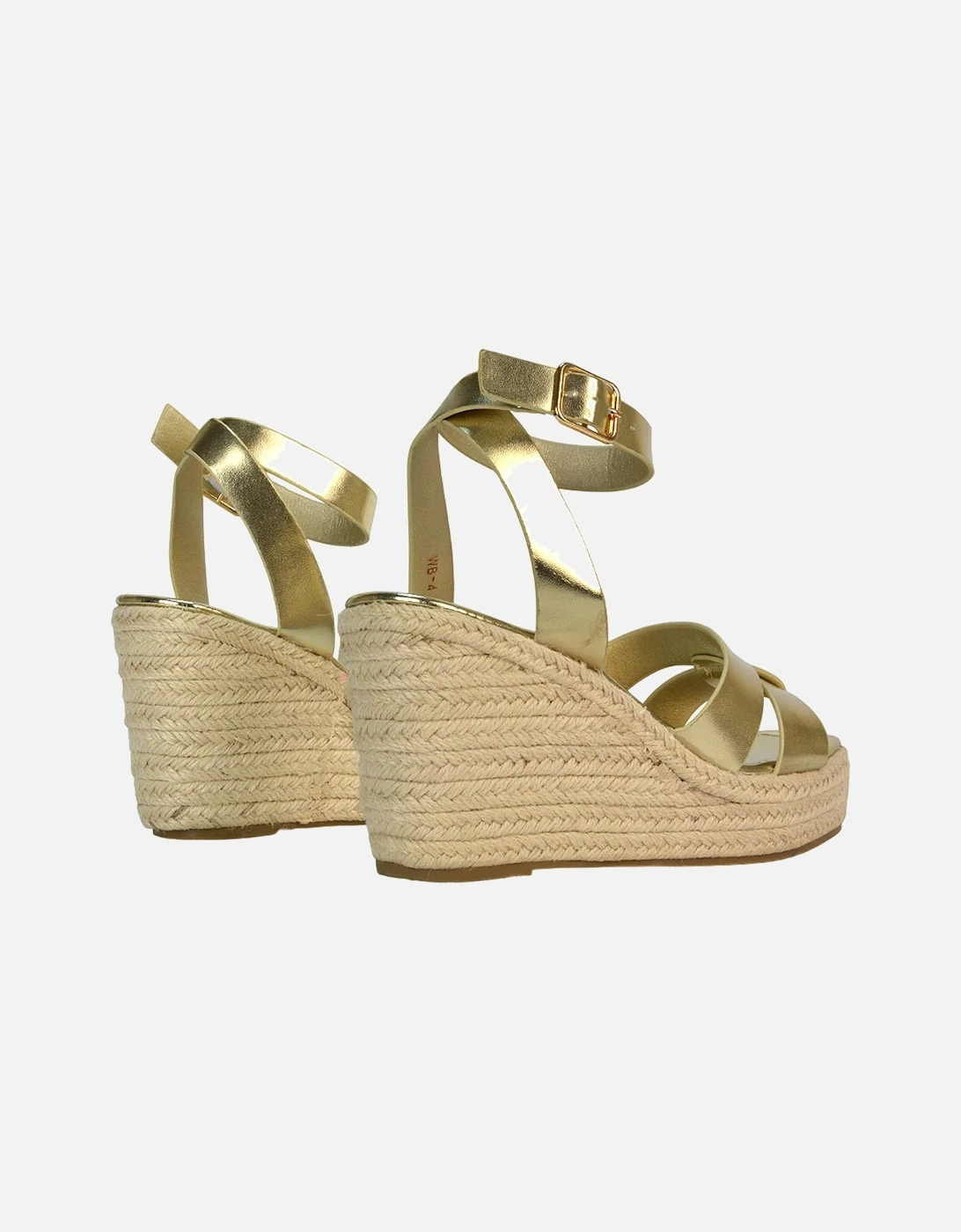 Womens/Ladies Kala Strappy Metallic Sandals