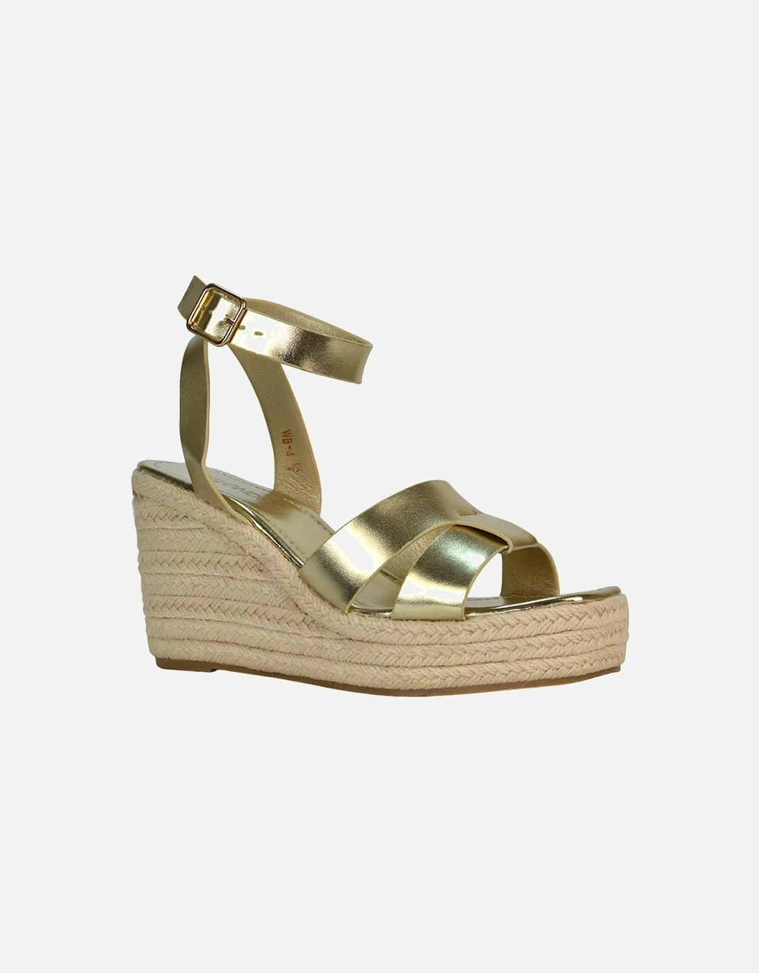 Womens/Ladies Kala Strappy Metallic Sandals