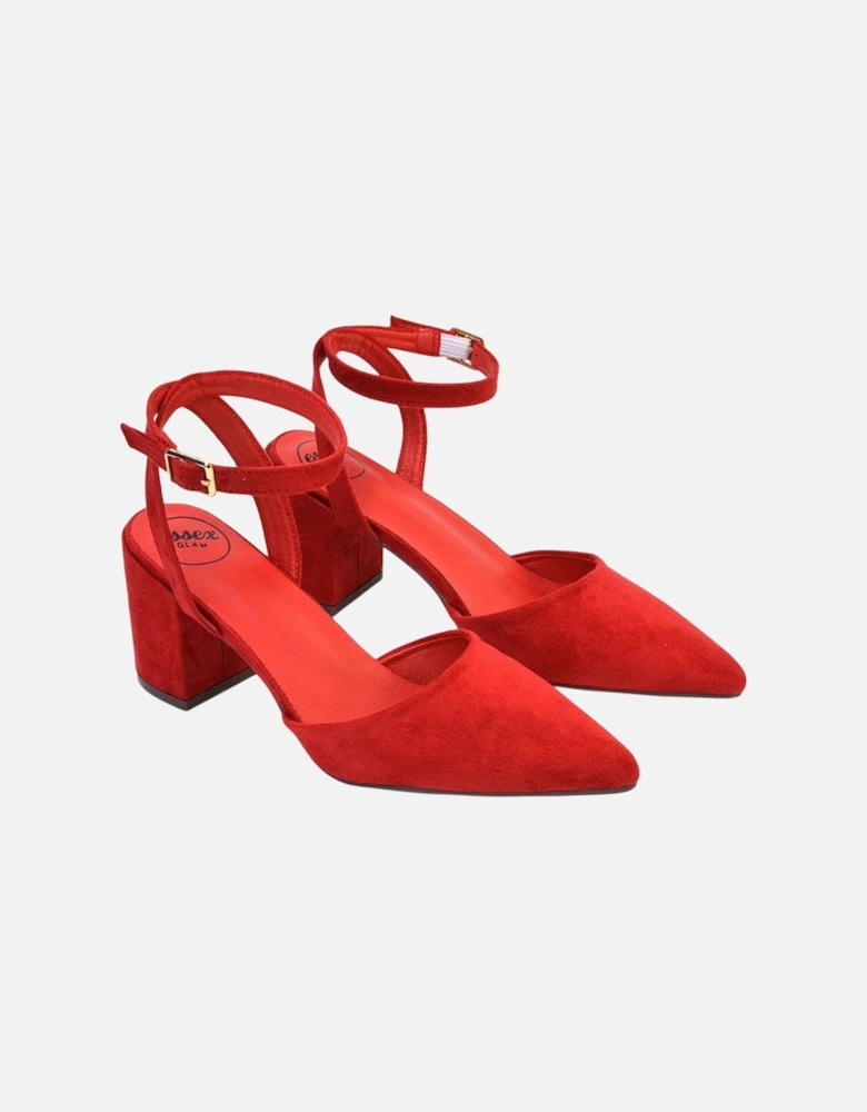 Womens/Ladies Ronnie Strappy Medium Block Heel Sandals