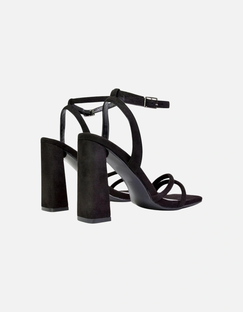 Womens/Ladies Sorbet Strappy High Block Heel Sandals