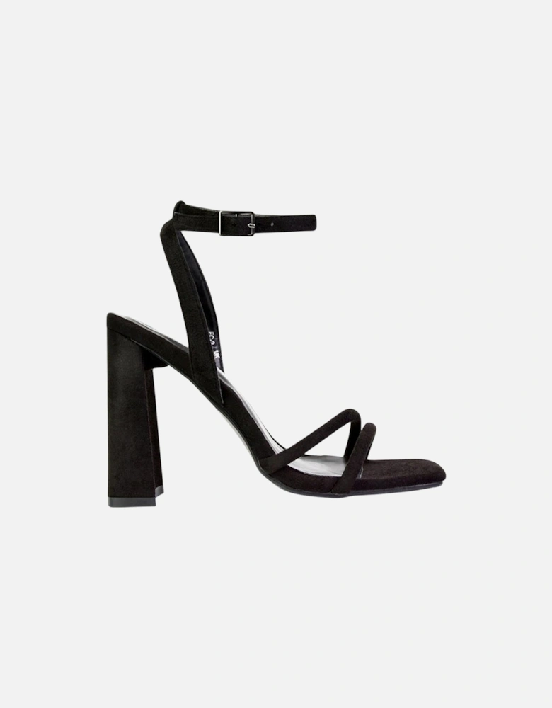 Womens/Ladies Sorbet Strappy High Block Heel Sandals