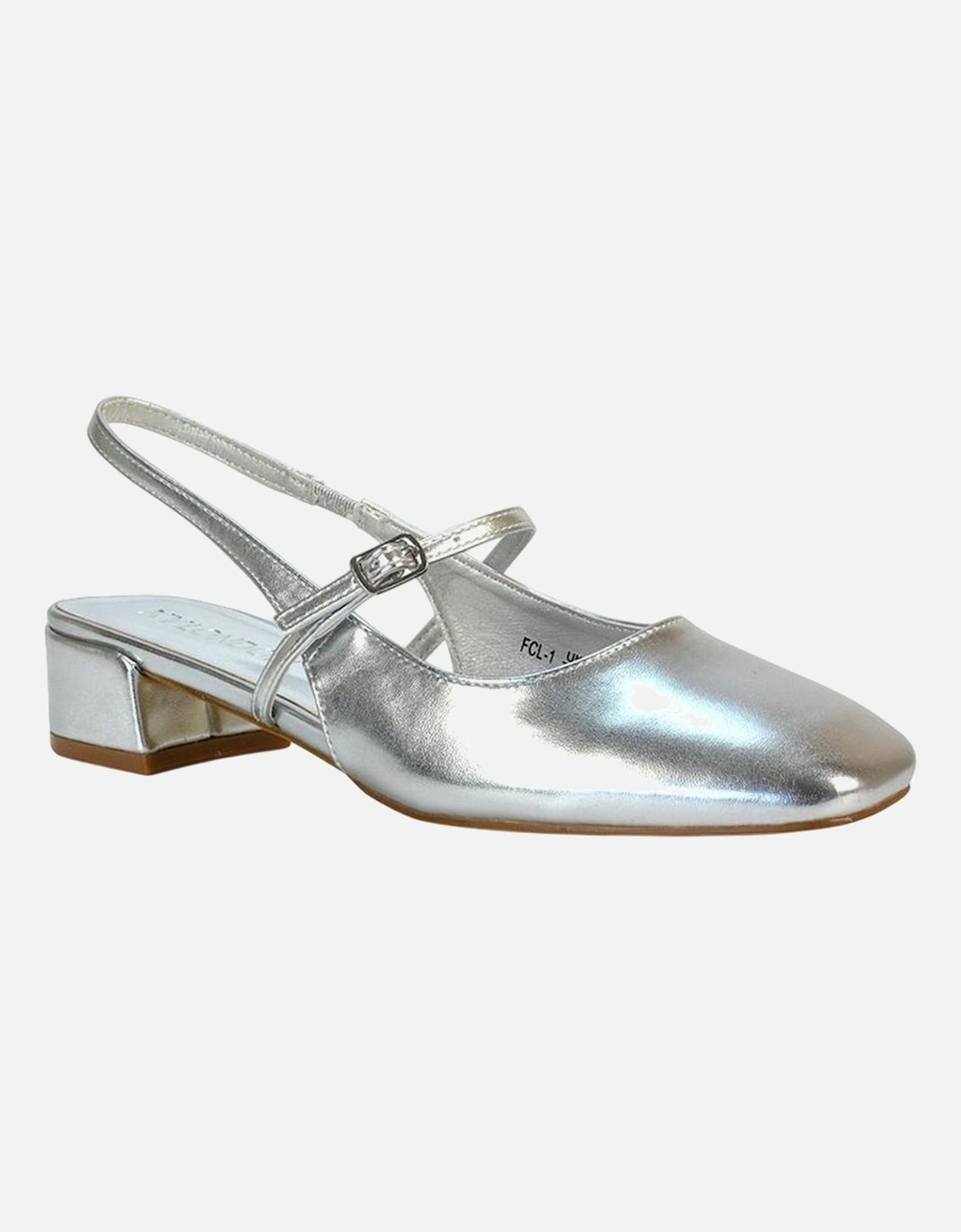 Womens/Ladies Marie Sling Back Low Block Heel Espadrilles