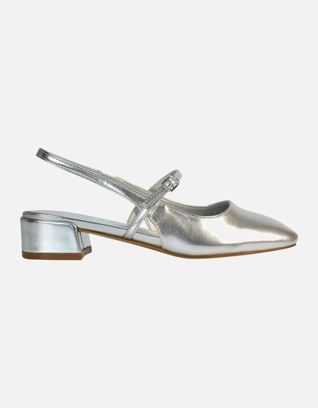 Womens/Ladies Marie Sling Back Low Block Heel Espadrilles