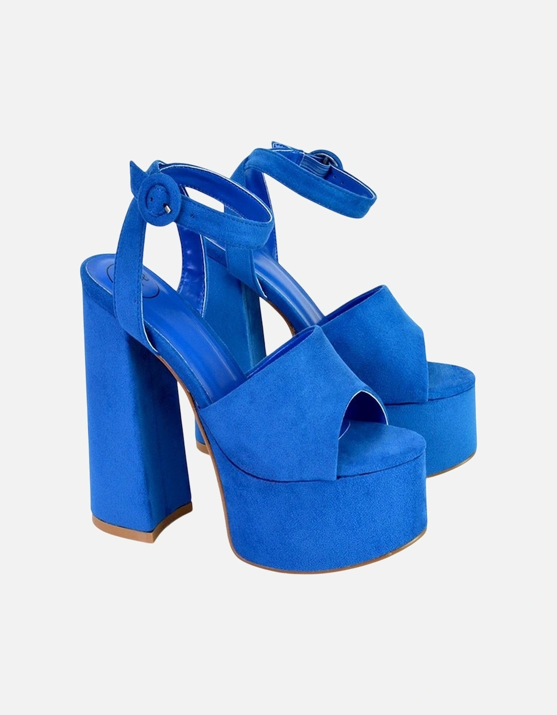 Womens/Ladies Pennie Block Heel High Heels