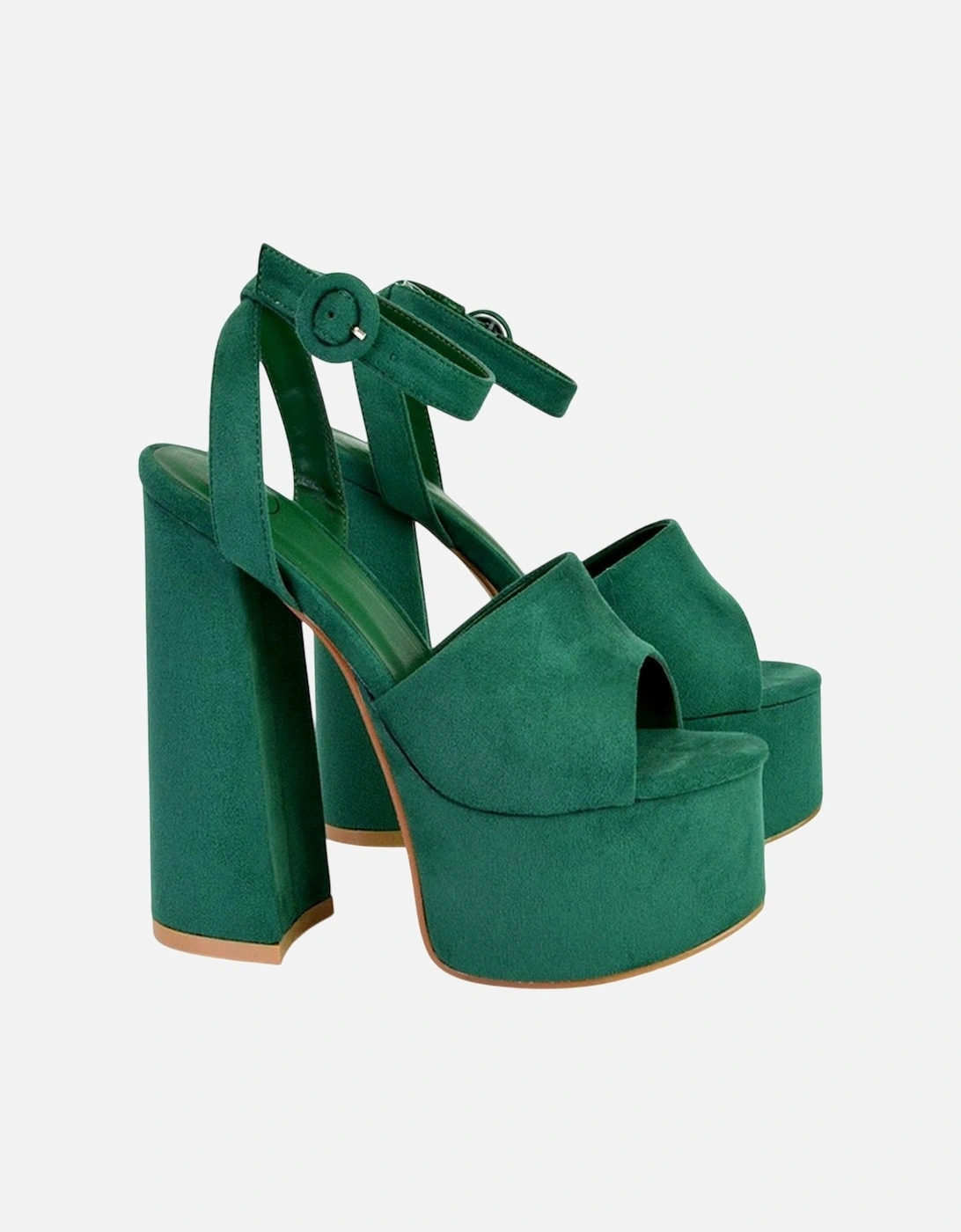 Womens/Ladies Pennie Block Heel High Heels