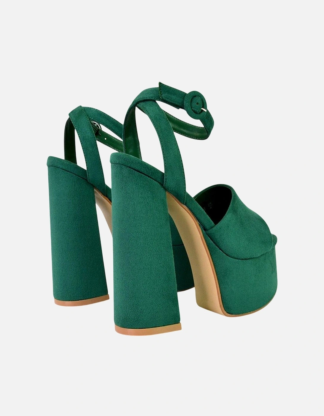 Womens/Ladies Pennie Block Heel High Heels