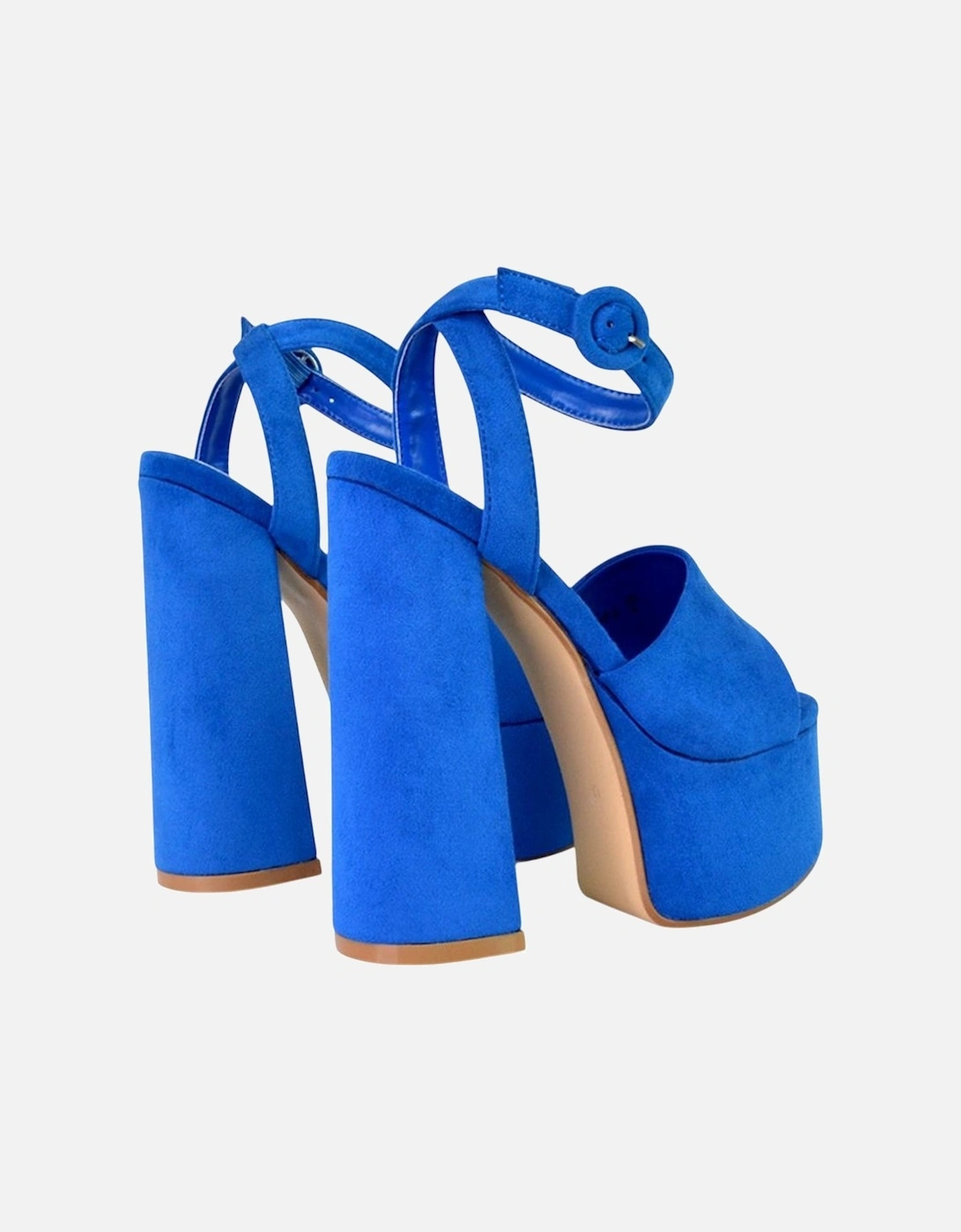 Womens/Ladies Pennie Block Heel High Heels