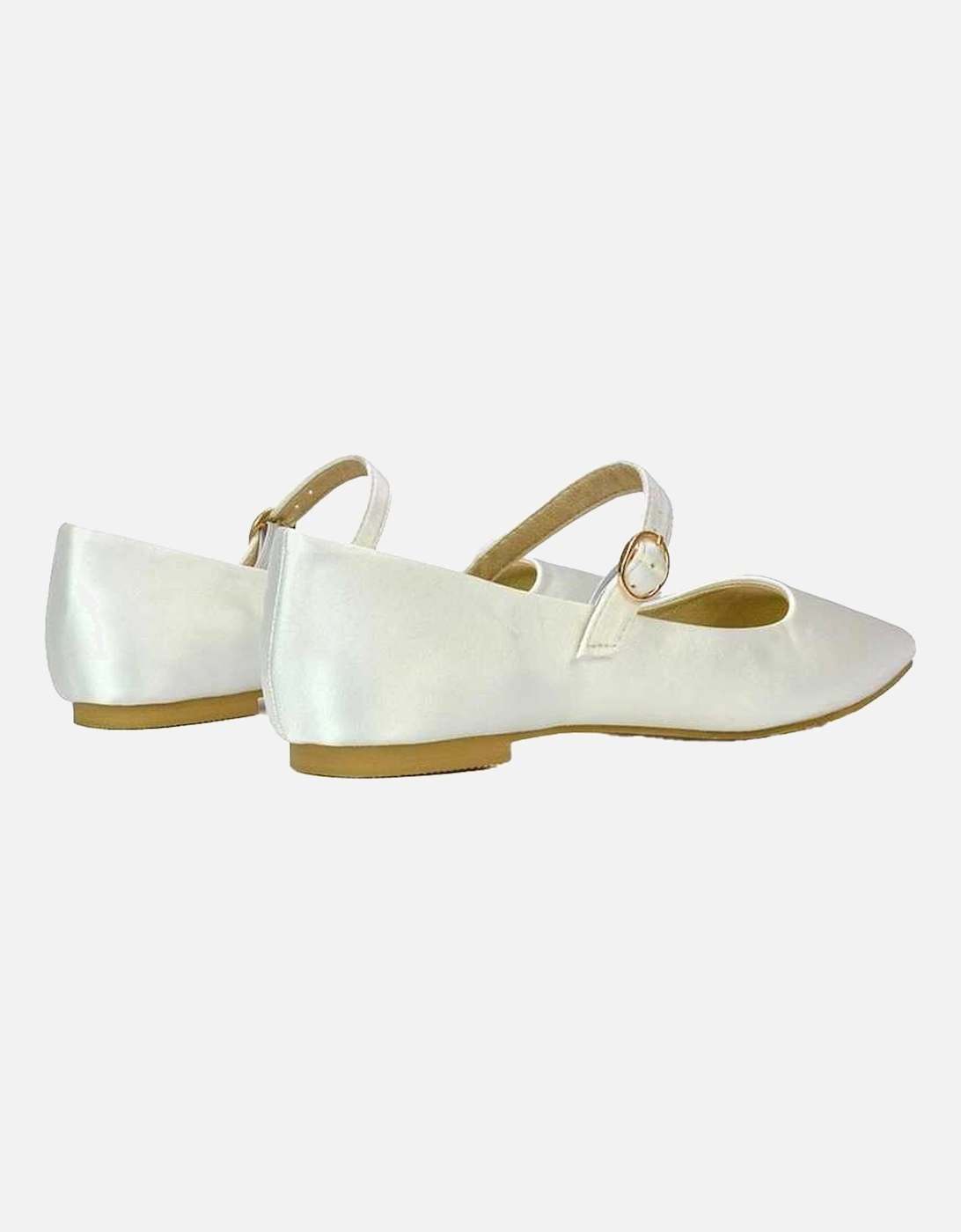 Womens/Ladies Aimee Flat Mary Janes, 5 of 4