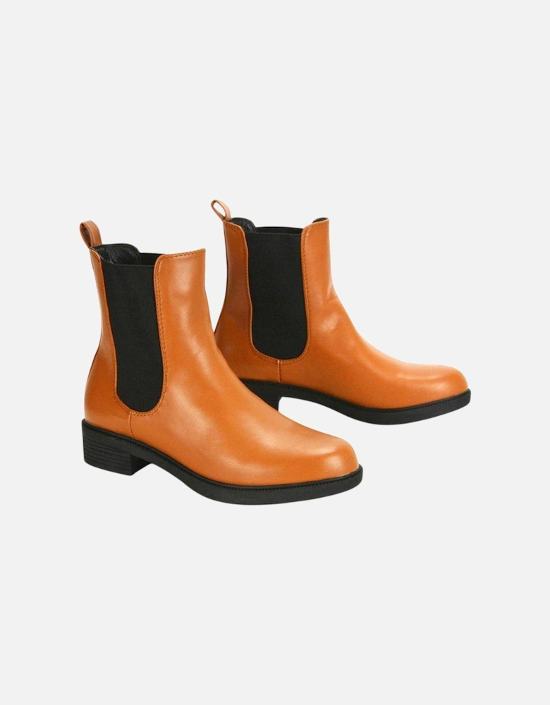 Womens/Ladies Rachel Low Block Heel Chelsea Boots