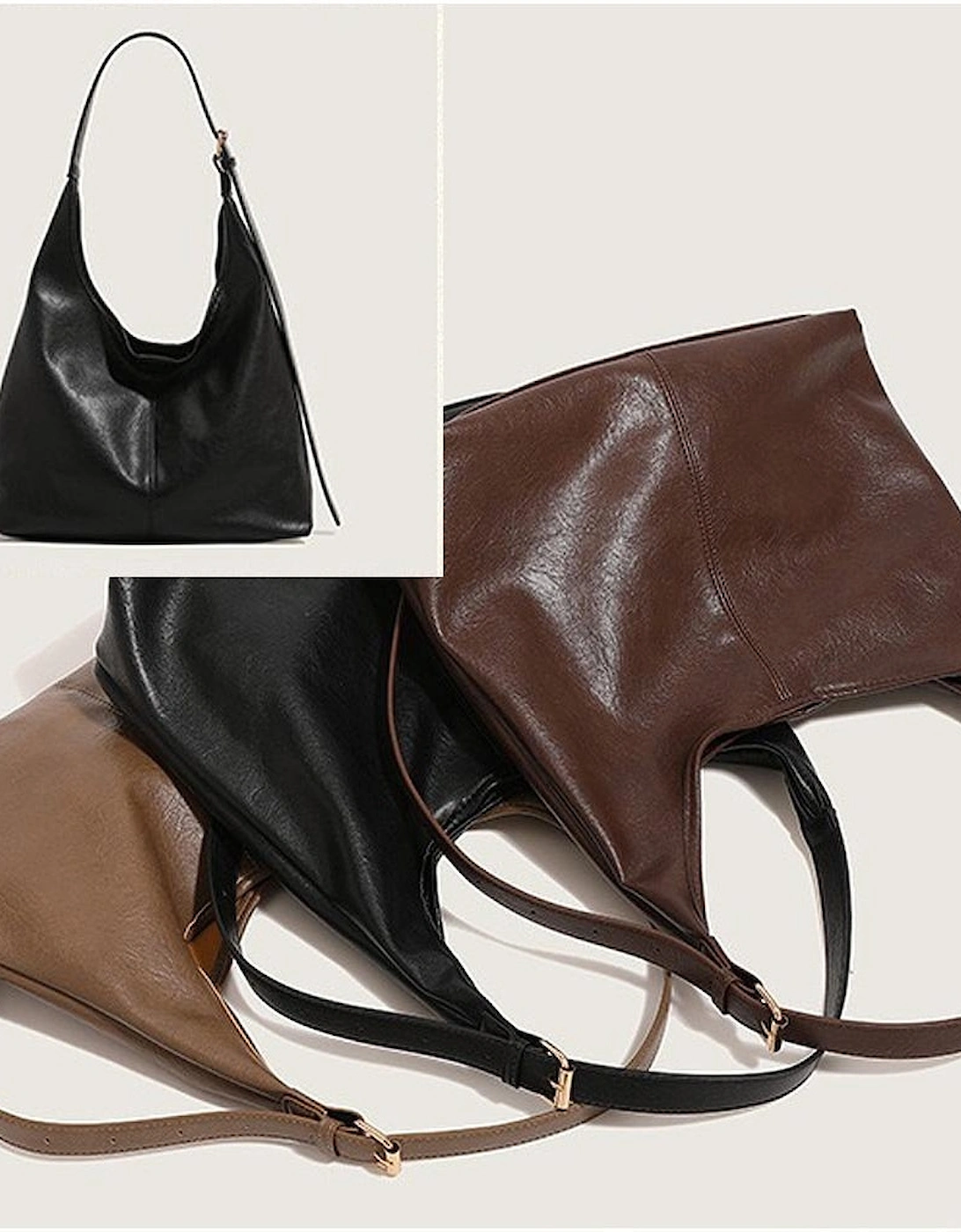 Womens/Ladies Kelsey Slouch Handbag, 2 of 1