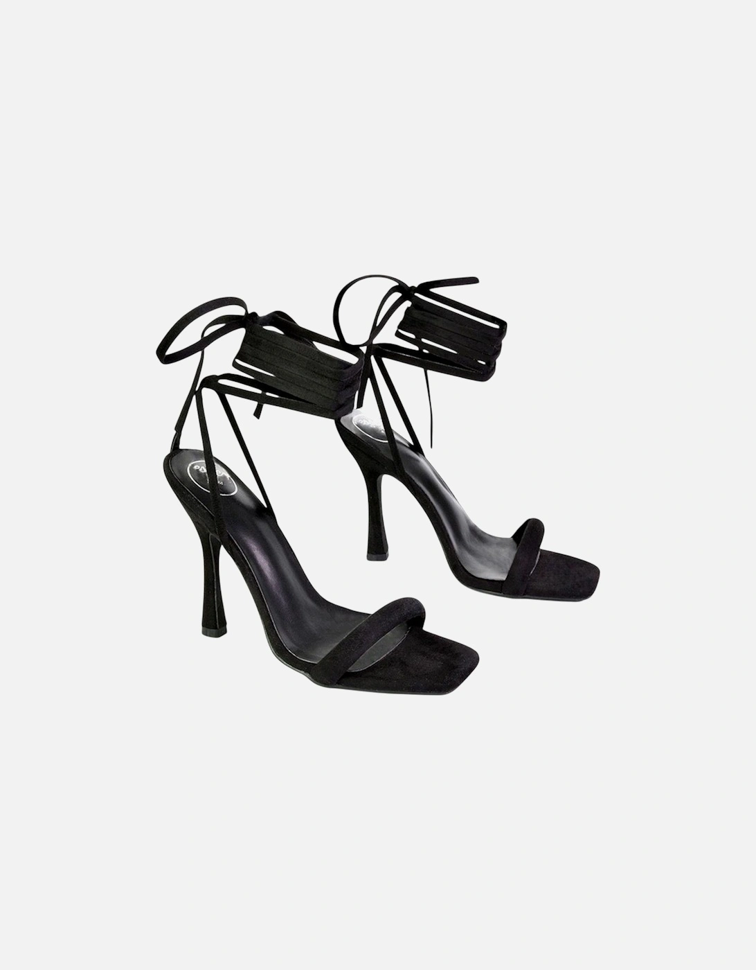 Womens/Ladies Cary Lace Up Strappy Stiletto Heel High Heels, 5 of 4