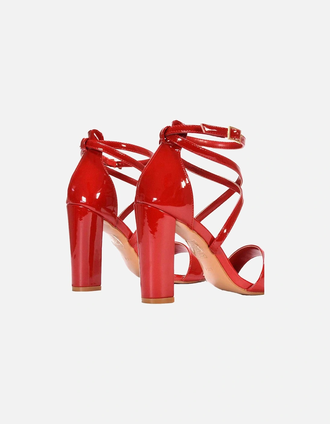 Womens/Ladies Briella Strappy High Block Heel Sandals
