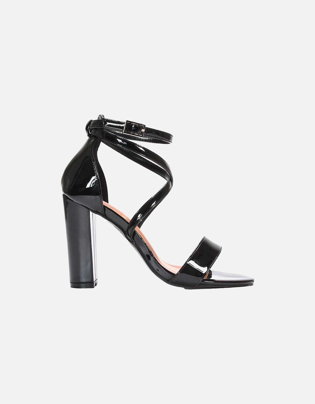 Womens/Ladies Briella Strappy High Block Heel Sandals