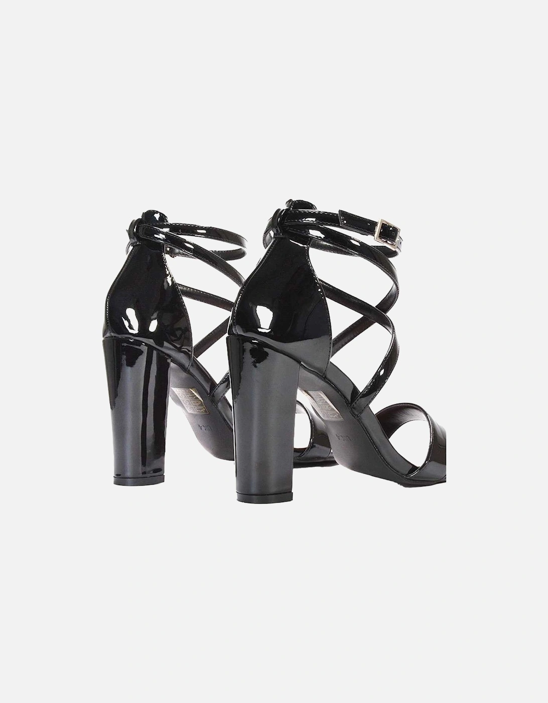 Womens/Ladies Briella Strappy High Block Heel Sandals