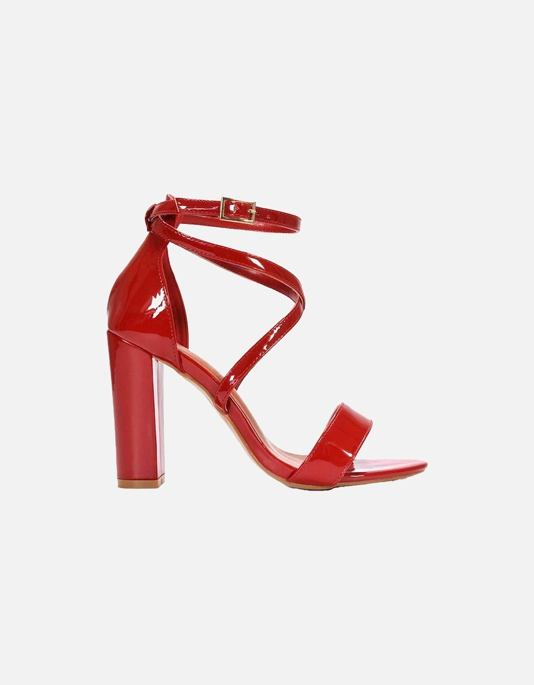 Womens/Ladies Briella Strappy High Block Heel Sandals