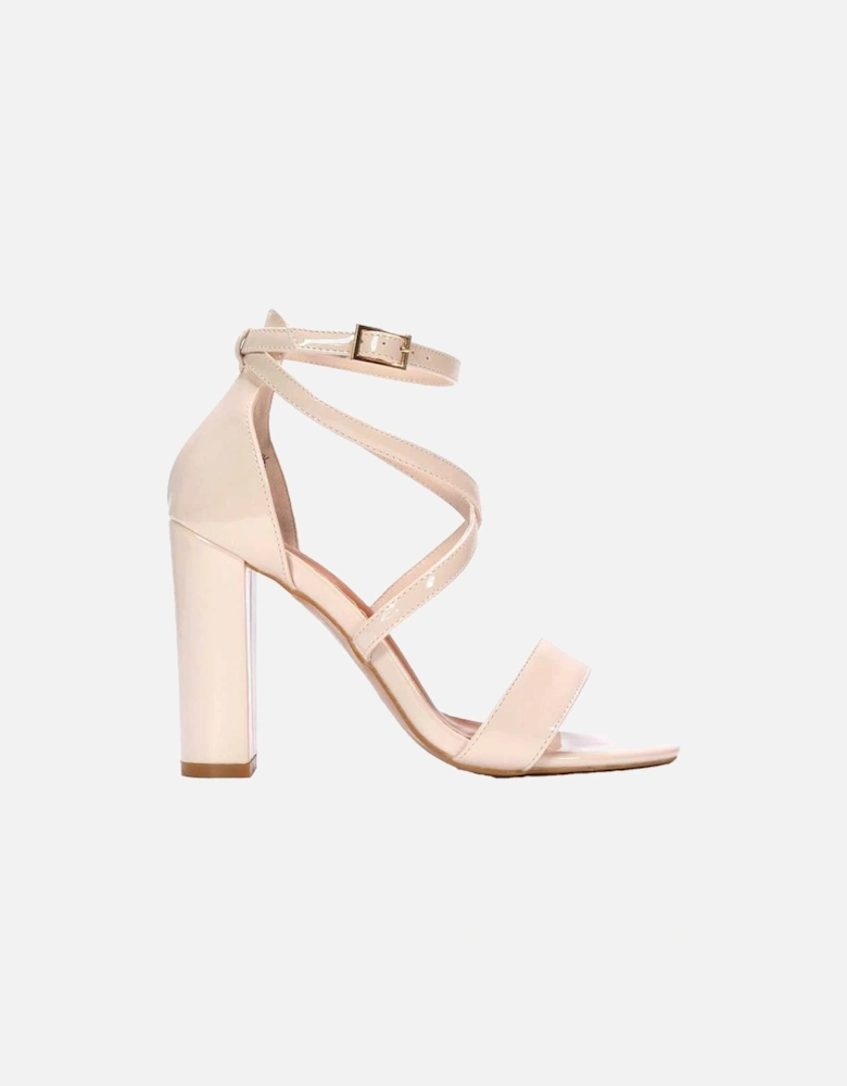 Womens/Ladies Briella Strappy High Block Heel Sandals