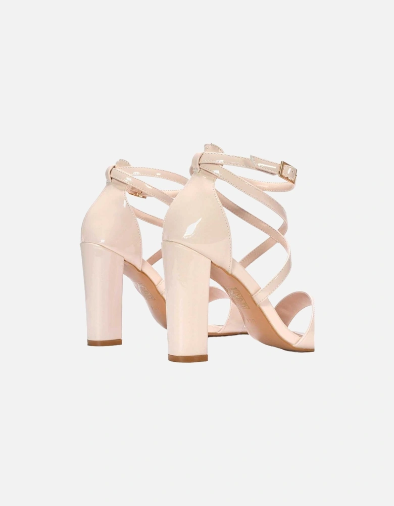 Womens/Ladies Briella Strappy High Block Heel Sandals