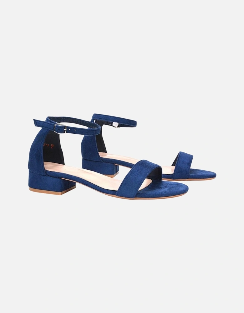 Womens/Ladies Tate Summer Low Block Heel Sandals