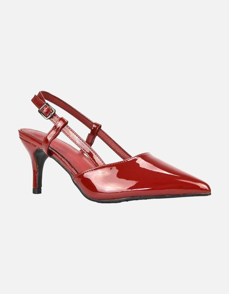 Womens/Ladies Karla Sling Back Mid Stiletto Court Shoes