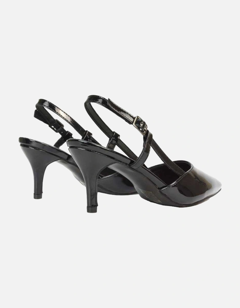 Womens/Ladies Karla Sling Back Mid Stiletto Court Shoes