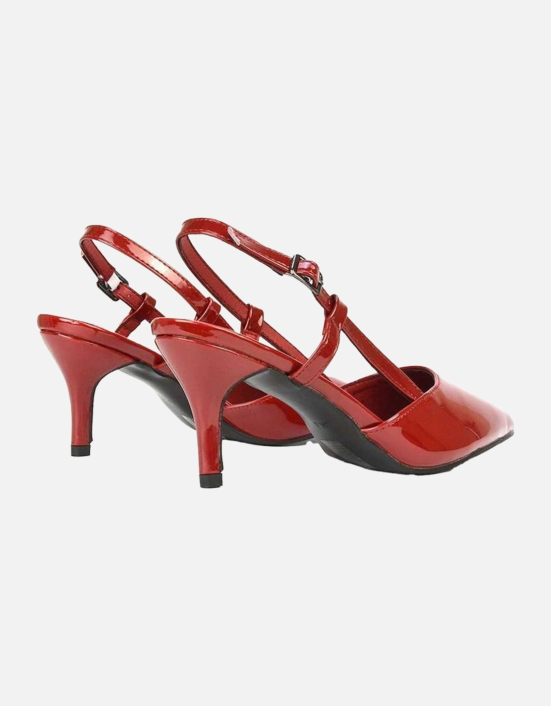 Womens/Ladies Karla Sling Back Mid Stiletto Court Shoes