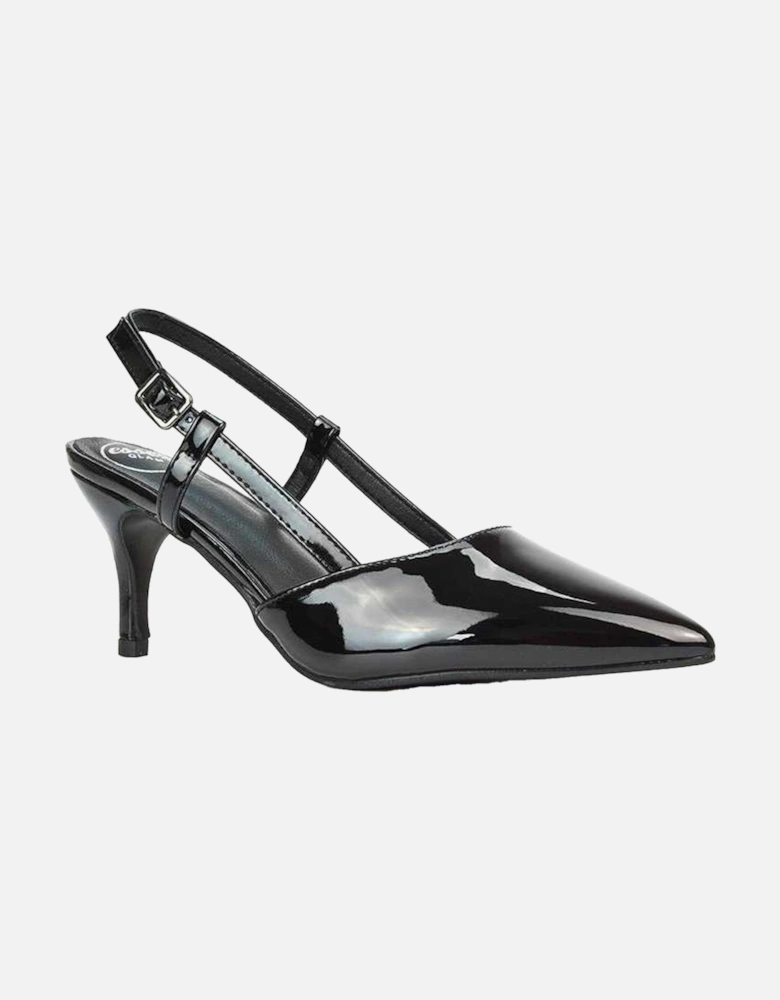 Womens/Ladies Karla Sling Back Mid Stiletto Court Shoes