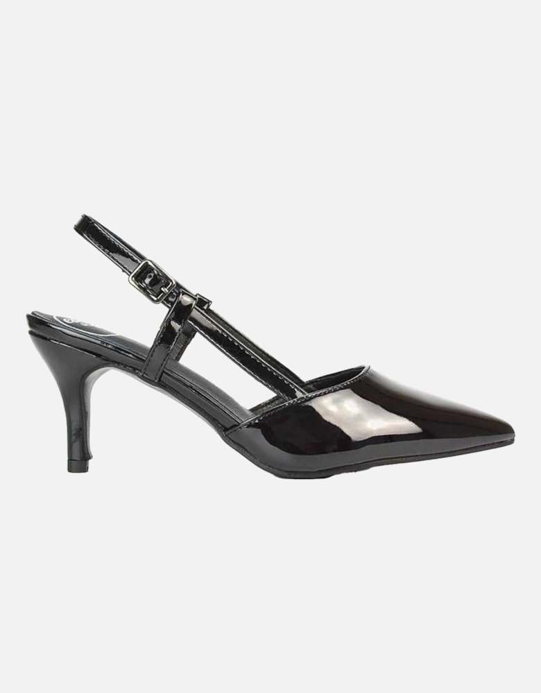 Womens/Ladies Karla Sling Back Mid Stiletto Court Shoes