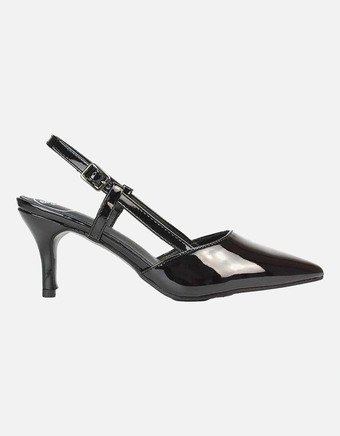 Womens/Ladies Karla Sling Back Mid Stiletto Court Shoes