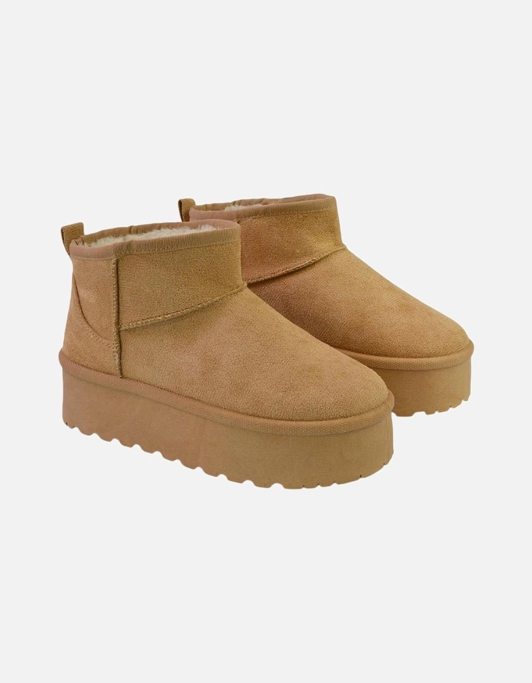 Womens/Ladies Selina Flatform Ankle Boots