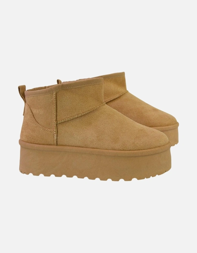 Womens/Ladies Selina Flatform Ankle Boots