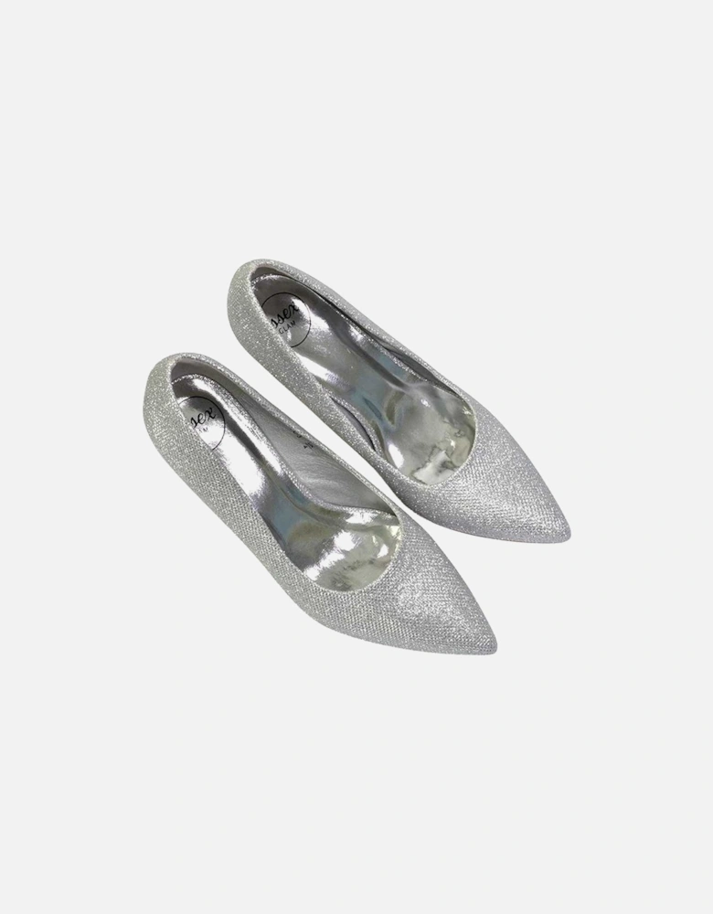 Womens/Ladies Romi Pointed Mid Stiletto Court Shoes