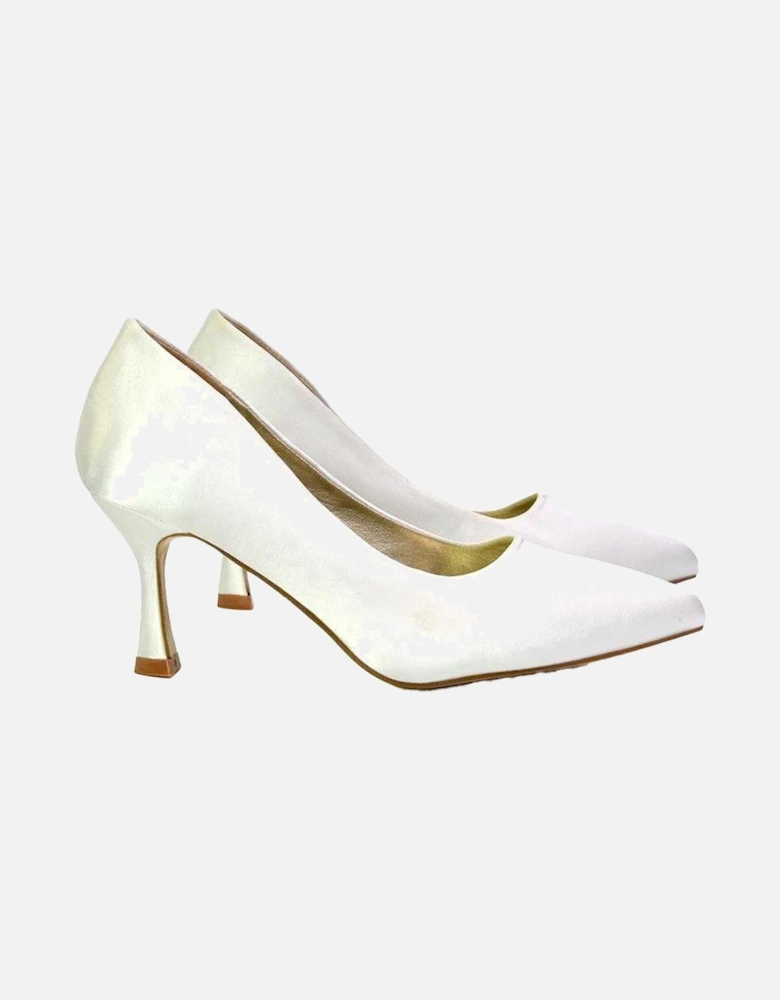 Womens/Ladies Romi Pointed Mid Stiletto Court Shoes