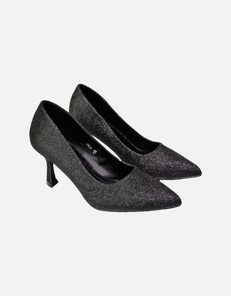 Womens/Ladies Romi Pointed Mid Stiletto Court Shoes