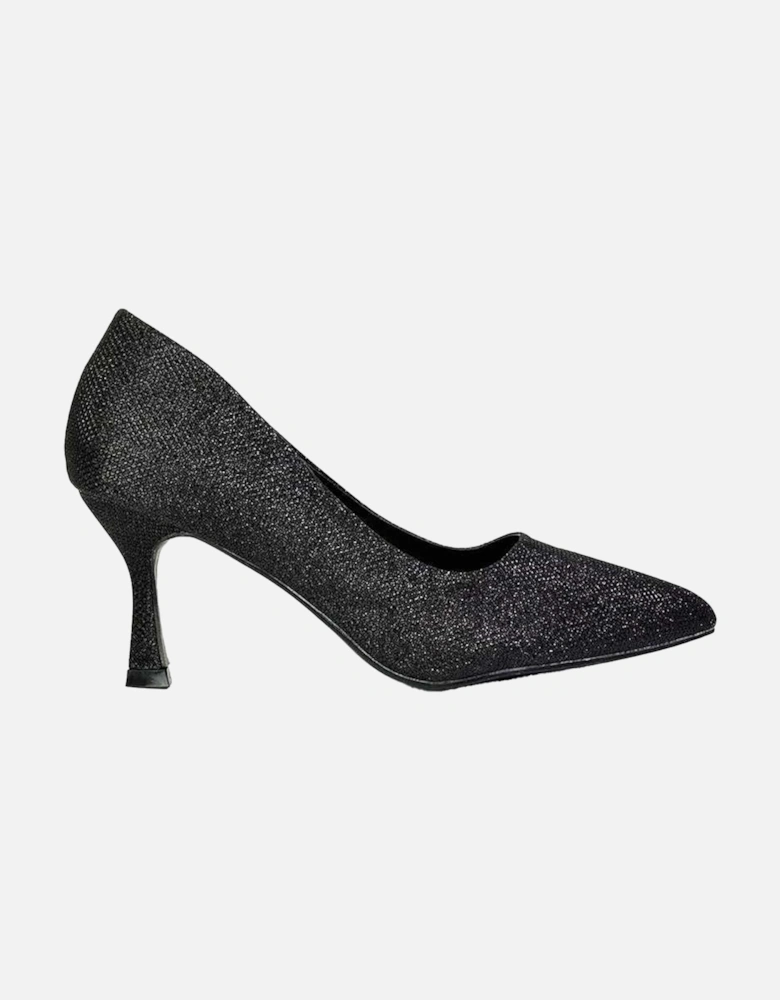 Womens/Ladies Romi Pointed Mid Stiletto Court Shoes