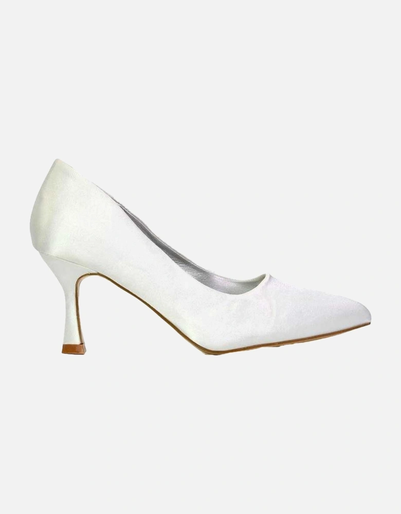 Womens/Ladies Romi Pointed Mid Stiletto Court Shoes