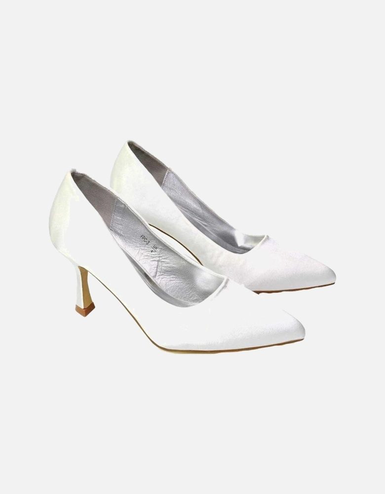 Womens/Ladies Romi Pointed Mid Stiletto Court Shoes