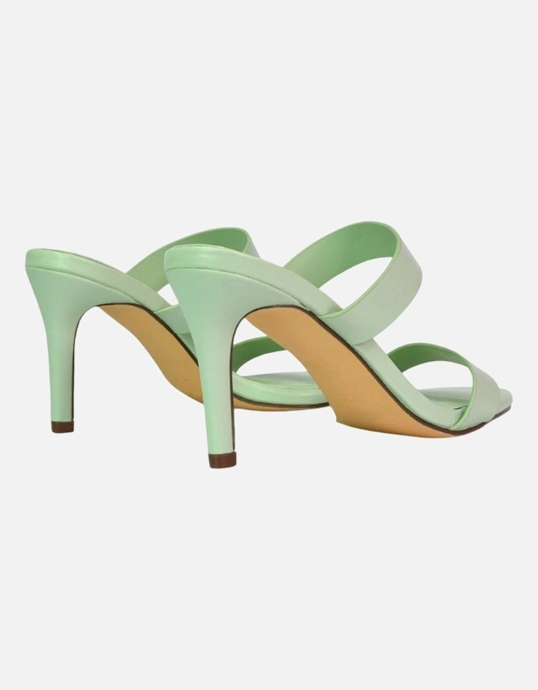 Womens/Ladies Wolf Double Strap Mule Sandals