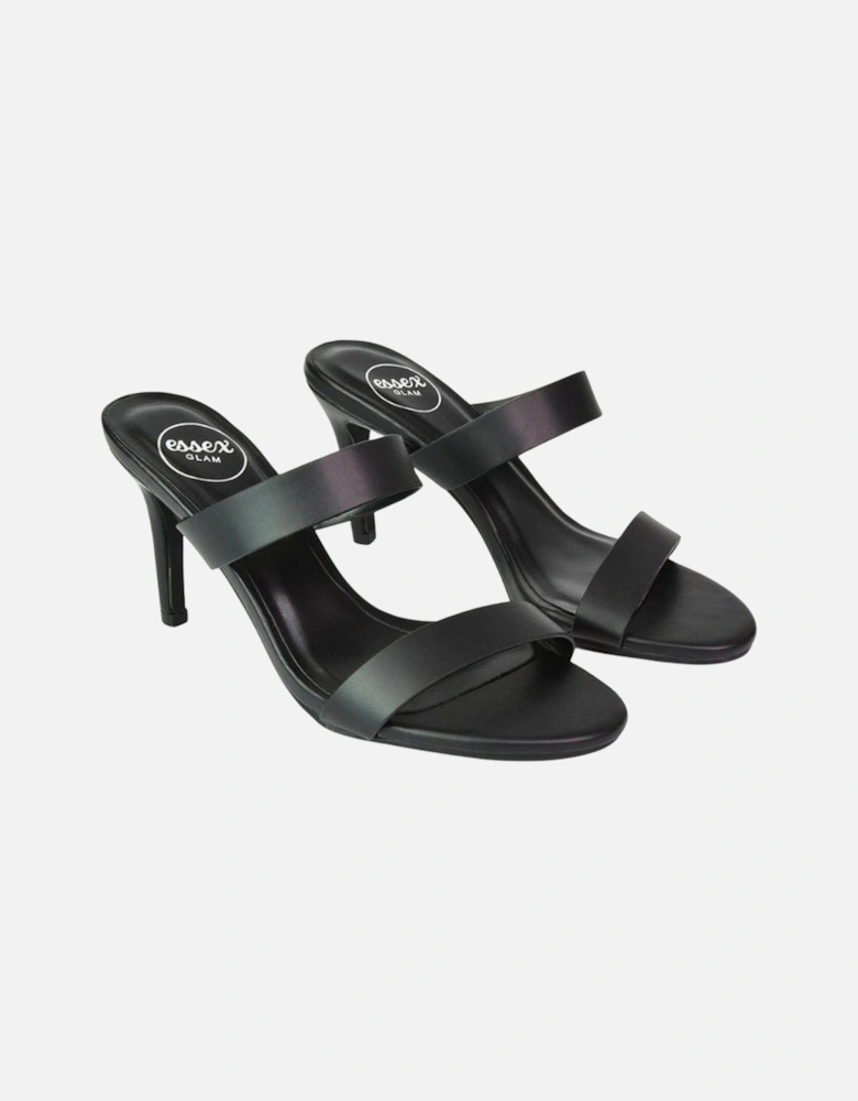 Womens/Ladies Wolf Double Strap Mule Sandals