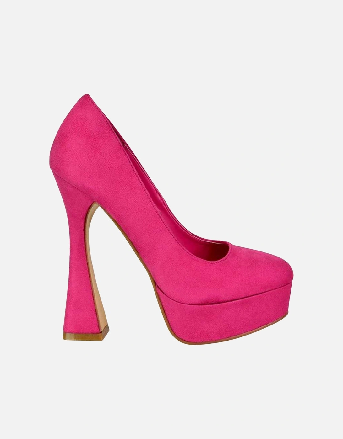 Womens/Ladies Karlie Curved Flared High Stiletto Heel Court Shoes