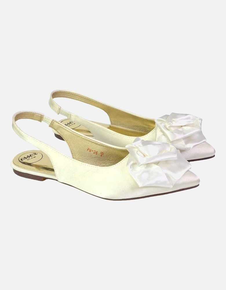 Womens/Ladies Zooey Rose Sling Back Flat Ballerina Flats