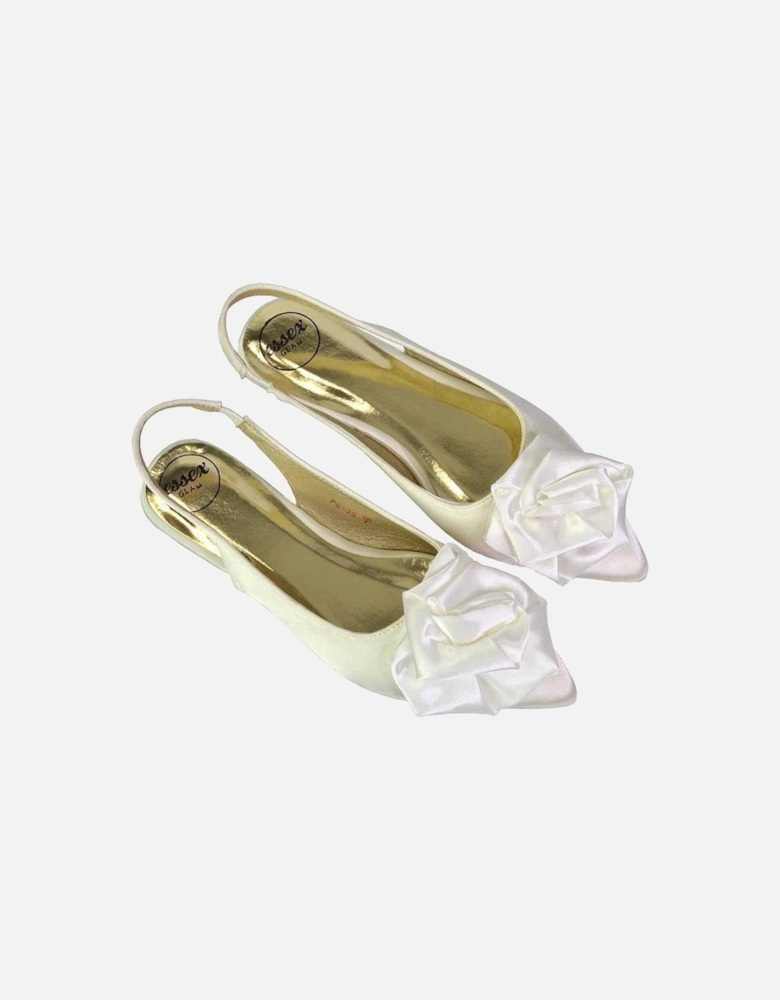 Womens/Ladies Zooey Rose Sling Back Flat Ballerina Flats