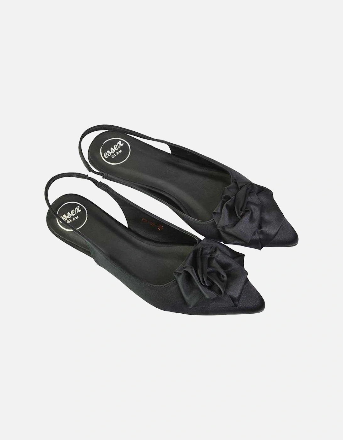 Womens/Ladies Zooey Rose Sling Back Flat Ballerina Flats