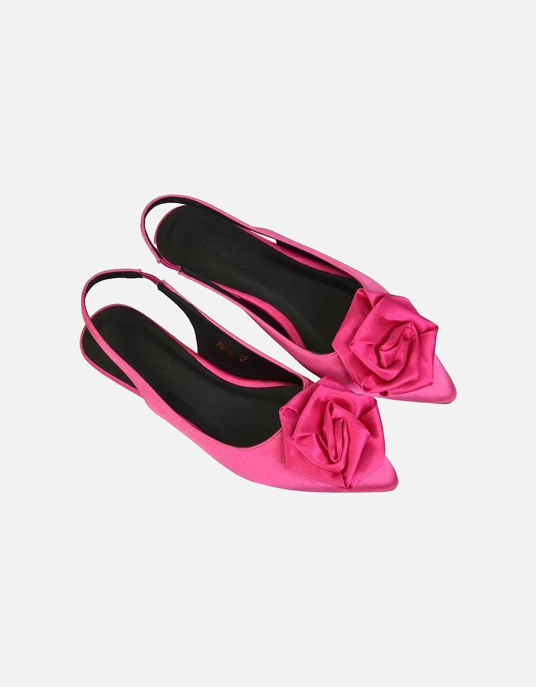 Womens/Ladies Zooey Rose Sling Back Flat Ballerina Flats